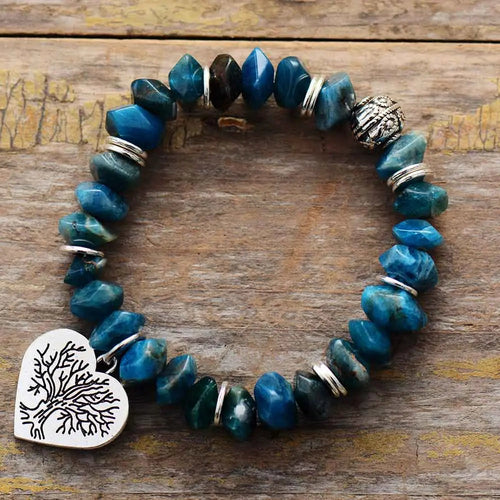 Bracciale con apatite "Tree of Life"